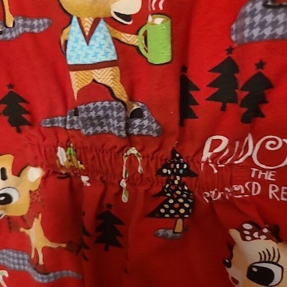 Rudolph the Red Nose Reindeer  Scrub Top - Picture 8 of 8